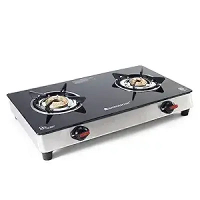Wonderchef - Galaxy Glass Cooktop 2 Burner Auto  SS